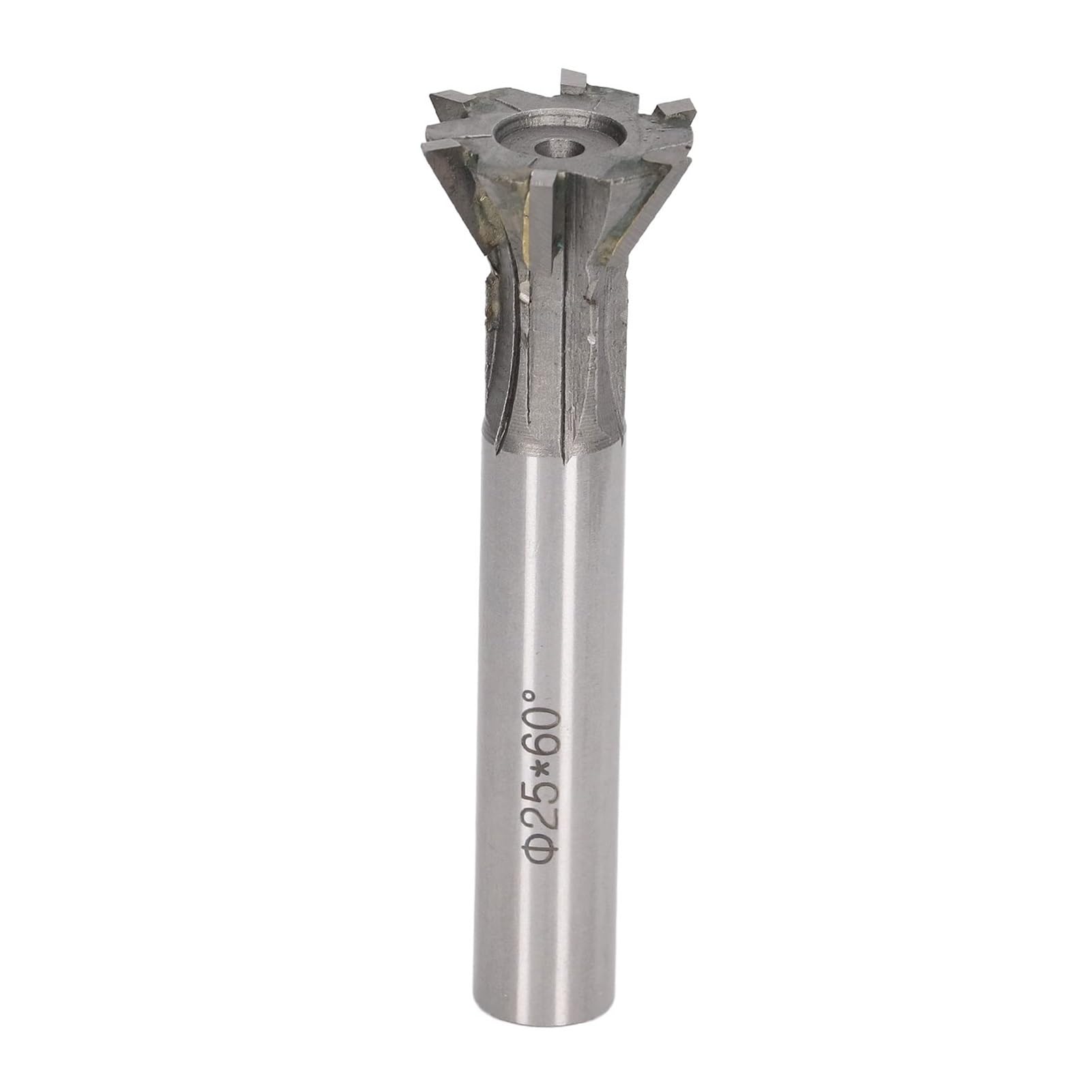 Fresa de torno de 6 flautas, fresa de carburo cementado de 25 mm de diámetro, fresa de cola de milano for torno