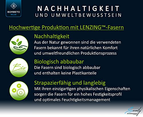 BORBETO® Serenity Ontspanningsset, 2-in-1, ontlast de wervelkolom voor 100% ontspanning, exclusieve, zachte en duurzame merkstof, badkussen + rugrol - Image 7