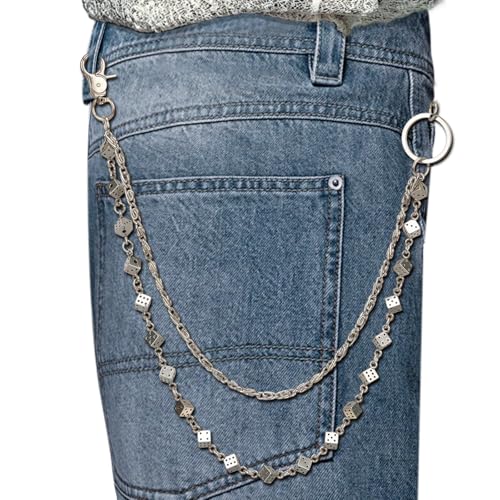 Image of PINKPIN Wallet Pants Keychain for Jeans Wallets Belts Punk Rock Casual Streetwear for Men Women
