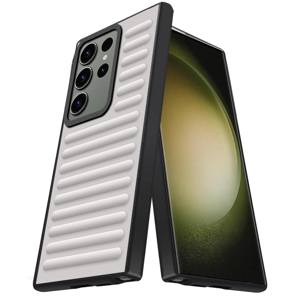 KARWAN® Back Case Cover for Samsung S23 Ultra [Military Grade Protection] Hard & Soft Bumper Anti-Scratch Protective Shockproof Cover for Samsung S23 Ultra - White (B0D7LX5NWC) Amazon Price History, Amazon Price Tracker