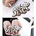 IXI Dinosaur Fossil Cookie Making Molds / Stamps - Set of 3-pieces PVC Cream Chocolate Decoration Molds - DIY Baking Mould for Fondant Cake / Biscuit / Play Doh Arts