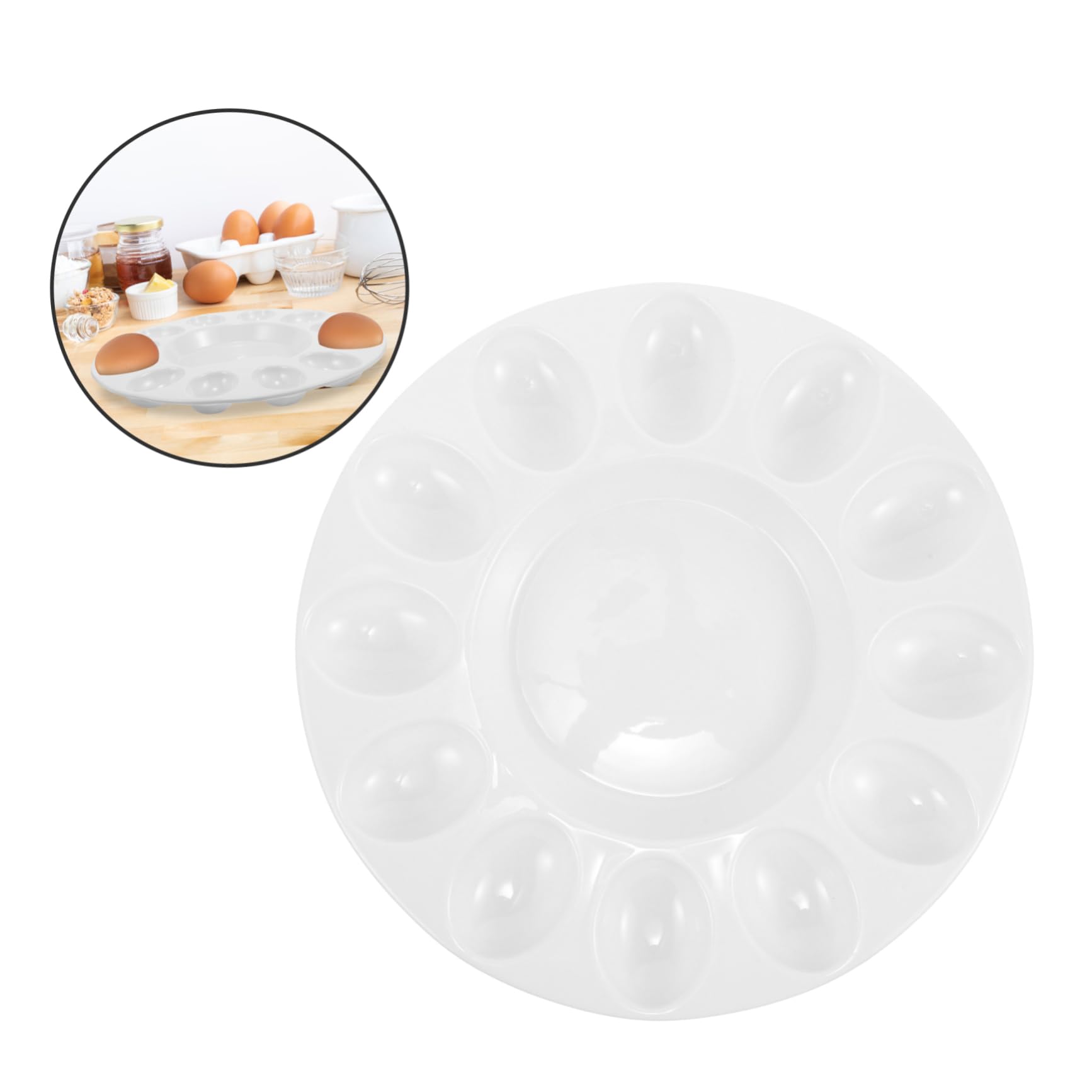 Mikinona Bandeja de de Pascua Bandeja de de cerámica Bandeja de para Catering contenedores de Rellenos Tabla de charcutería Bandeja de Servir Plato