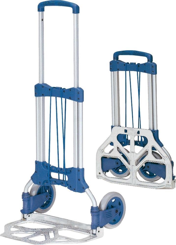 Fetra 1732 - Carrello portapacchi, portata fino a 125 Kg, 1090 x 488 x 500 mm, peso 5,2 Kg, blu