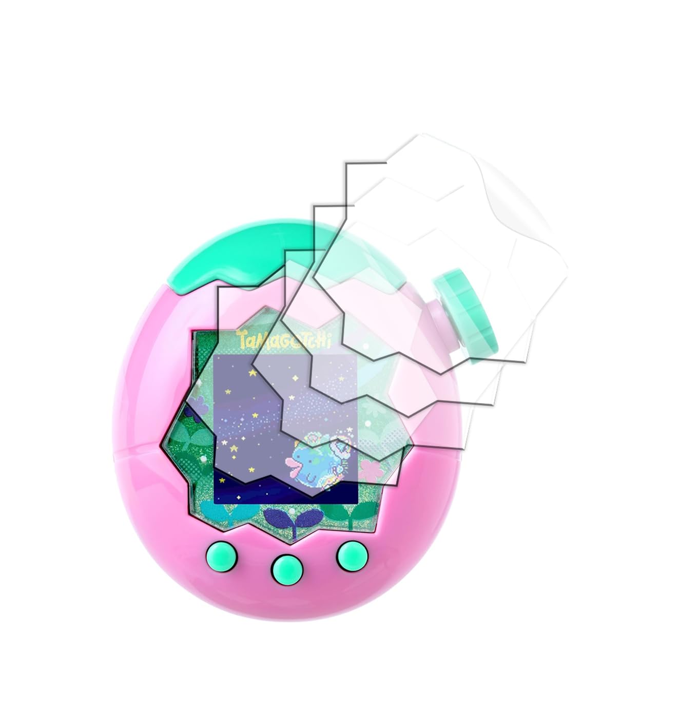 (2025発売)【4枚】 For Tamagotchi Paradise(たまごっちパラダイス) 用 ソフトフィルム 傷防止【HNWEIWEI】自己吸着 4H 気泡防止 耐指紋 高透過率 防爆裂 擦り傷防止 柔軟性 耐指紋 自己吸着 気泡防止 Tamagotchi Paradise フィルム