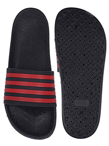 Image of AADI Men's Synthetic Leather Daily Casual Sliders /Flip Flop & Slippers