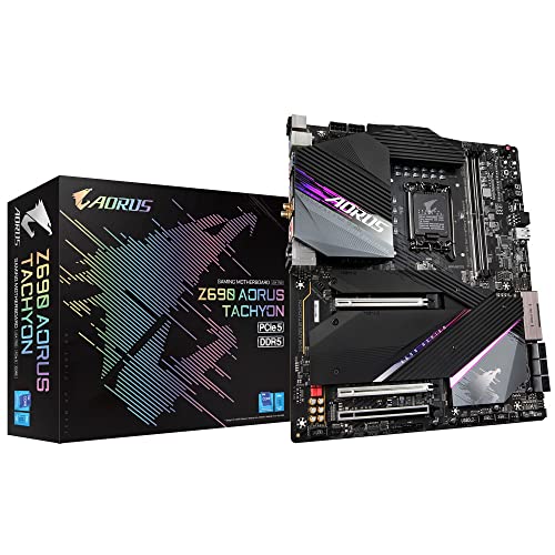 Gigabyte Technology Aorus Z690 AORUS Tachyon (Zócalo 1700/Z690/DDR5/S-ATA 600/ATX extendido) Negro