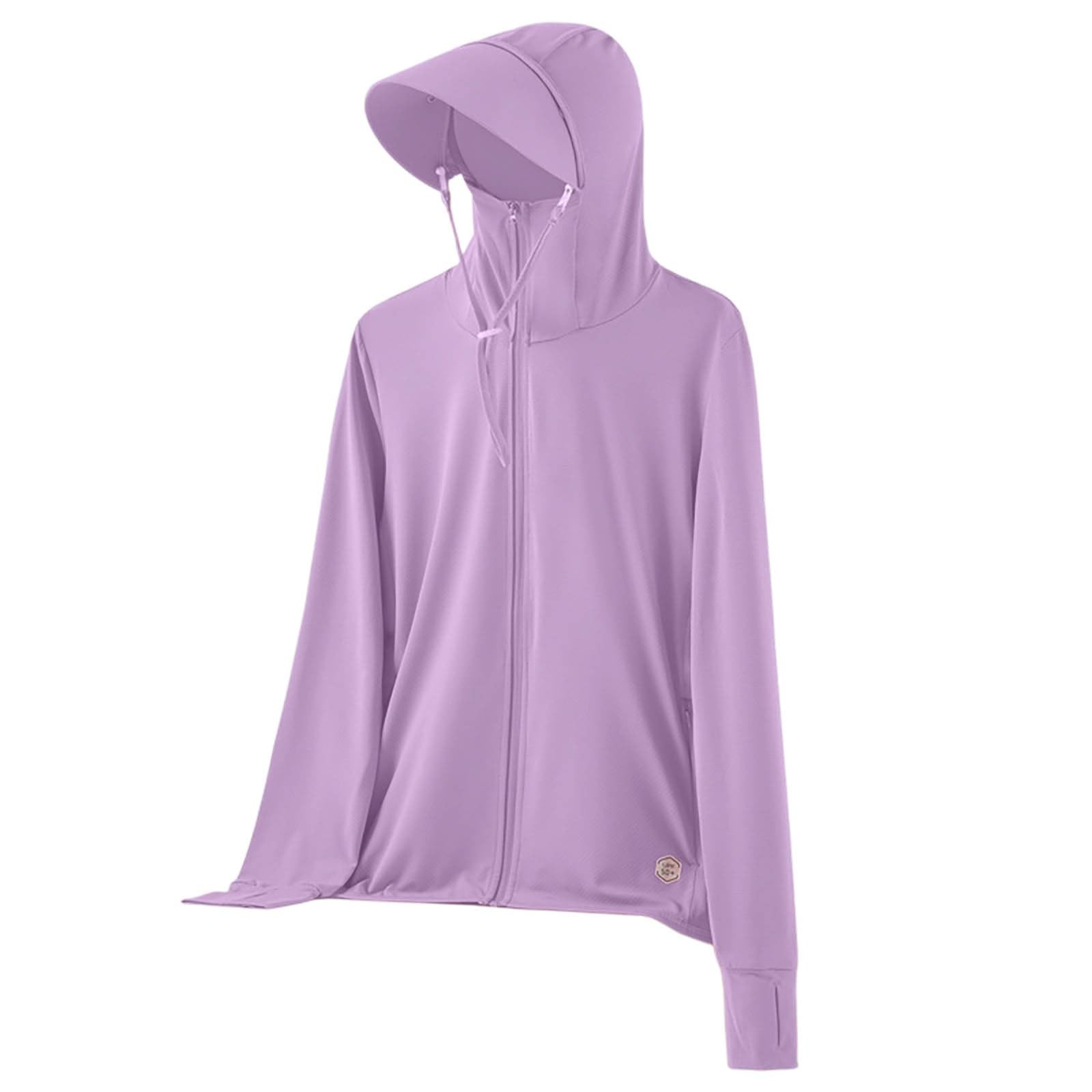 Blouson estival léger pour femmes avec capuche veste zippée décontractée