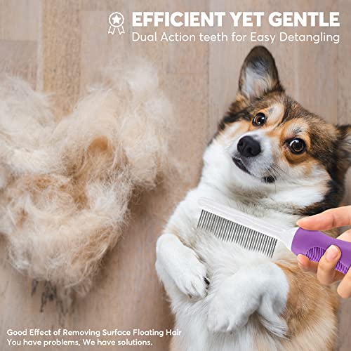 image for Generic Detangling Pet Comb for Dogs & Cats with Long & Short Stainles