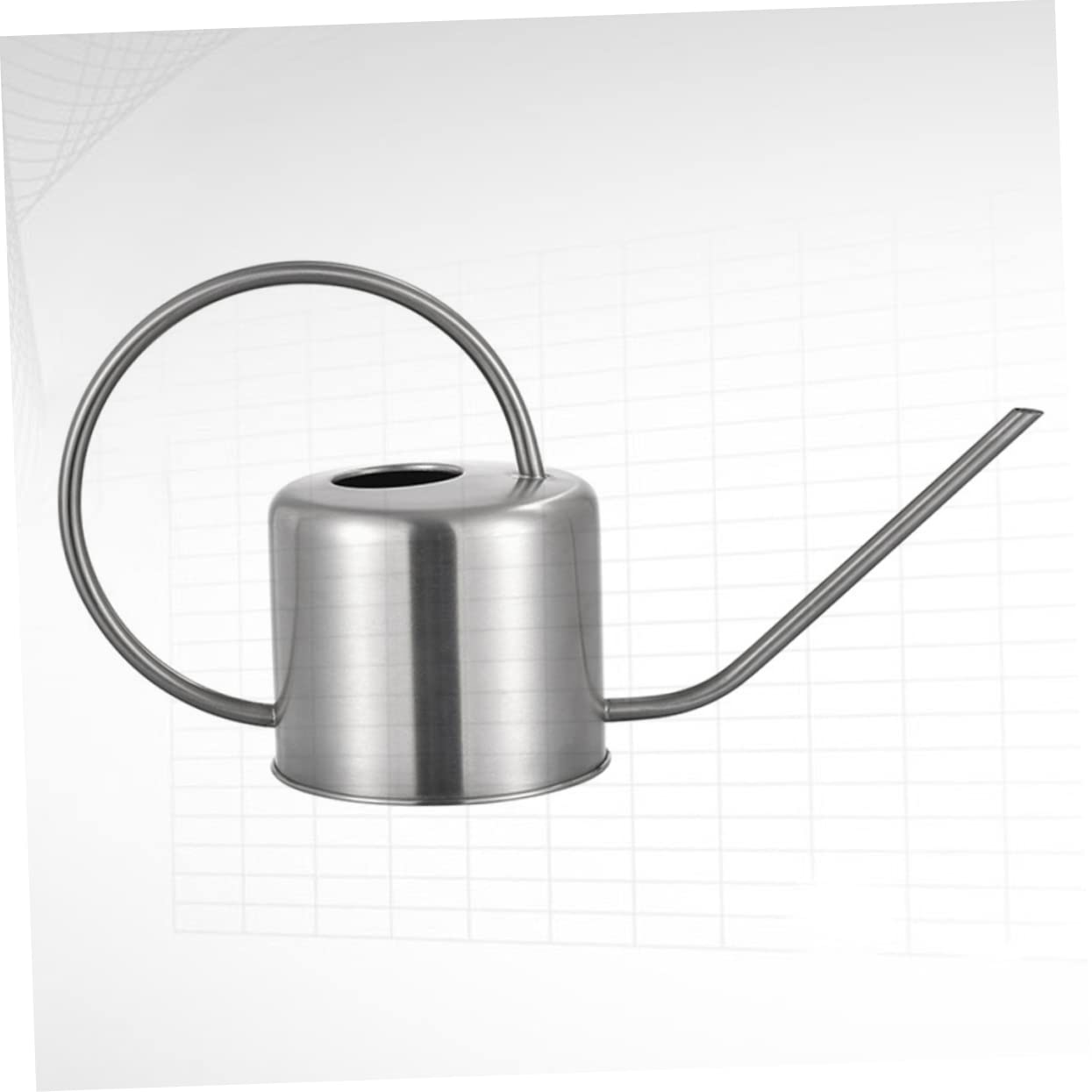 Regadera de Jardinería 1. 3 L Acero Inoxidable Boquilla Larga