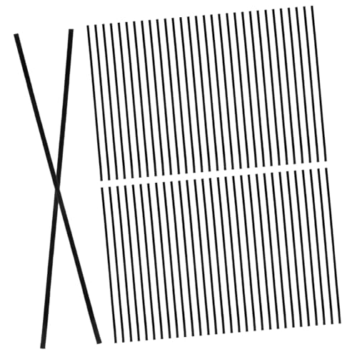 ARTIBETTER 100pcs Fiber Diffuser Sticks Black Sticks for Scent Diffuser Refill Optimal Fragrance Dispersal for Home and Relaxation