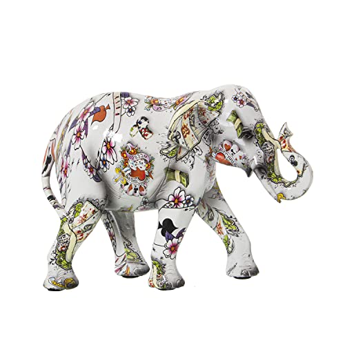Éléphant en résine casino pour raviver un salon terne avec une statue colorée