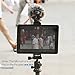 ULANZI Aluminum iPad Tablet Tripod Mount Light Attachment w ipad,7.9-12.9 inches Adjustable Clamp w Cold Shoe Mount Compatible with iPad Mini iPad 2/3/4, iPad Air/Air2, iPad Pro Video Recording
