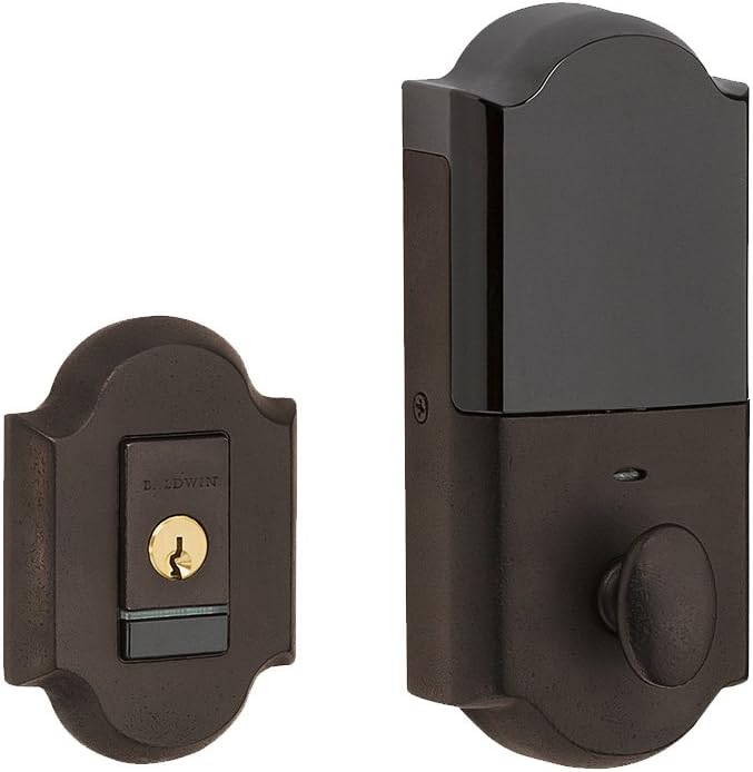 Baldwin 8252.B Evolved Arched Single Cylinder Deadbolt with Bluetooth