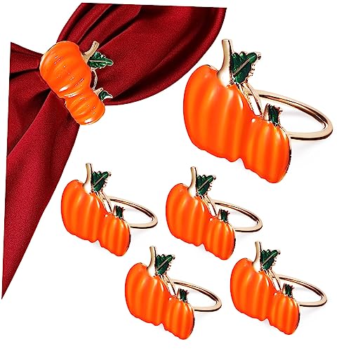 Serviette de citrouille pour Thanksgiving et repas d'Halloween