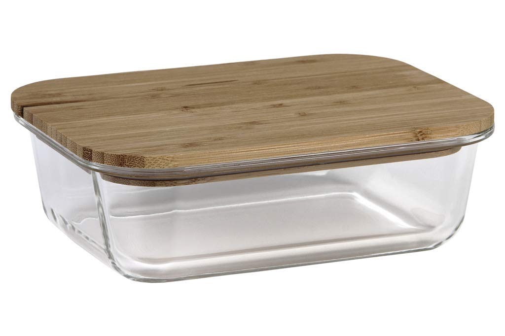 Scatola Per Il Pranzo Ermetica Rettangolare In Borosilicato Da 1040 Ml