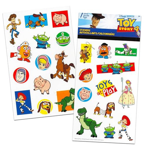 Toy Story Mini Backpack Set - Bundle of an 11" Woody and Buzz Lightyear Backpack and Stickers | Disney Toy Story School Supplies for Toddlers and Kids2