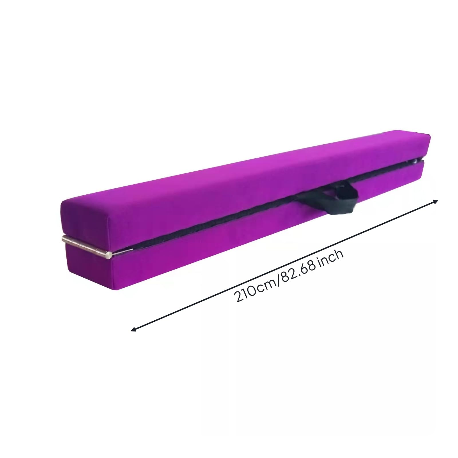 Trave di Equilibrio Bambini Trave Ginnastica Pieghevole Attrezzo Allenamento Imbottito Morbido Portatile con Maniglia Adatta per Esercizi