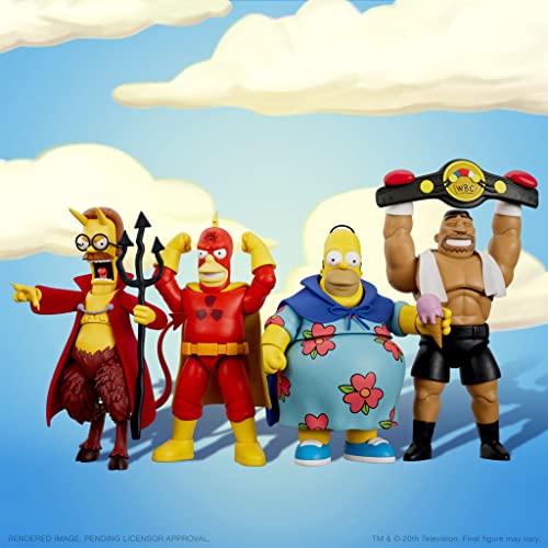 Super7 The Simpsons Devil Flanders - Ultimates! 7 In Action Figure #TOP3