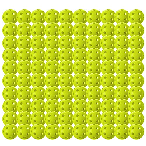 Image of Franklin Sports X-26 Indoor Pickleballs - 3 Pack, 12 Pack & 100 Pack Bulk - USAPA Approved Tournament Pickleballs - Multiple Colors