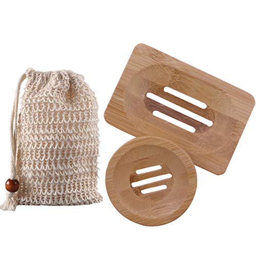2 pezzi Portatile Portasapone da Viaggio, Plastica Sapone Scatola Organizzatore, Scatola per Sapone Sigillata, Impermeabile e Antigoccia, per Bagno, Viaggi, Campeggio, Bianco Classico