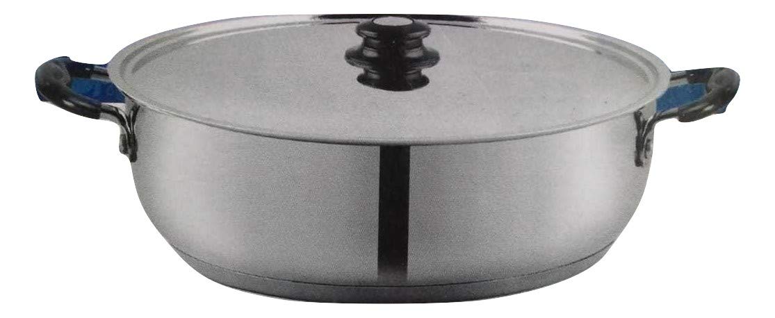 PNB KitchenmateRomano Kadai 25cm, Thickness 0.7mm and Capacity 3.3 LTR