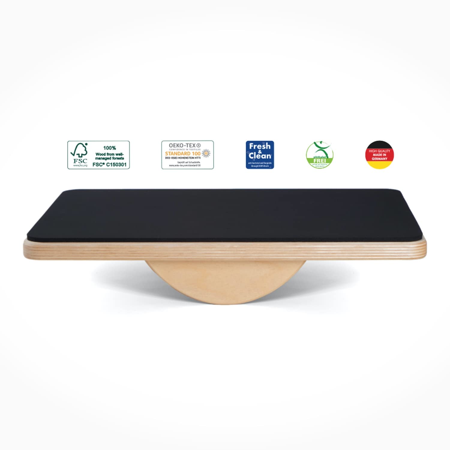 Plankpad STUDIO – interaktiver Ganzkörper-Trainer & Balance Board – Home Fitnesstrainer Made in Germany inkl. Smartphone-App mit Spielen & Workouts