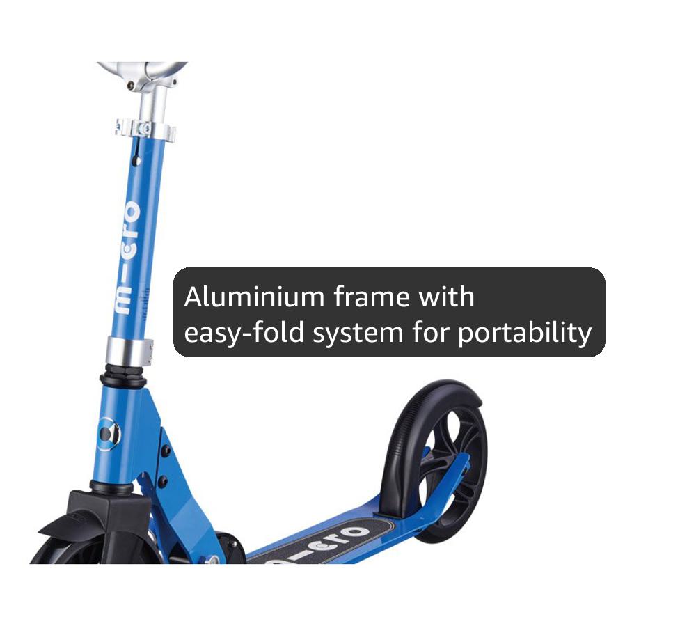 Micro Scooters | Cruiser Children's Scooter | Handlebar Adjustable | Lightweight | Foldable | Kickstand | 5-12yrs | Boys & Girls