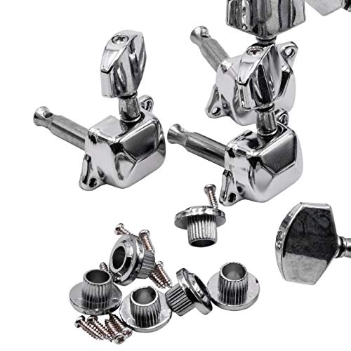 vhbw Chevilles, mécaniques 3R3L pour guitare, guitare électrique, guitare acoustique, banjo – Trou de perce, 8 mm… - Les Beatles, Paul McCartney, John Lennon, RIngo Starr, George Harrison vhbw Chevilles, mécaniques 3R3L pour guitare, guitare électrique, guitare acoustique, banjo - Trou de perce, 8 mm… – Image 3