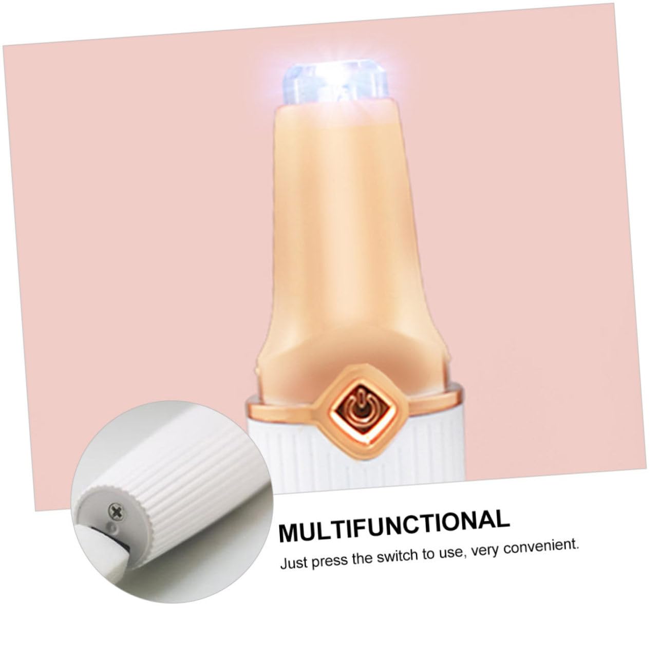Healeved 3pezzi Rasoio Ricaricabile Per Epilatore Per Sopracciglia e Strumento Rimozione Dei Design Facile Usare e Painless Per e Personale
