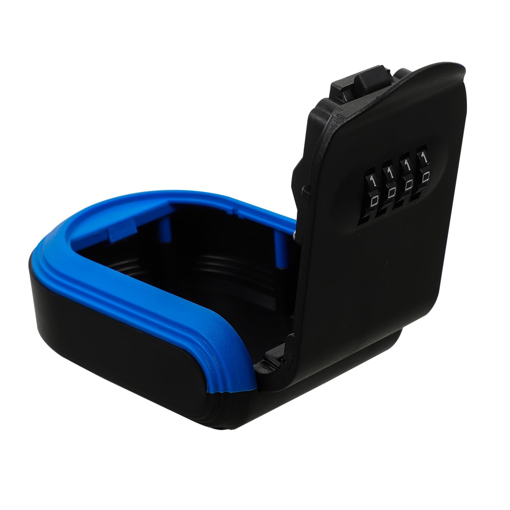 PLAFOPE Caja De 3 Uds Para Colgar En La Pared Cajas De Cerradura Soporte Para Llaves Para Casillero De Llaves Para Exteriores Plástico Azul