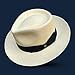 Handmade Authentic Panama Hat | unisex, men’s hat, summer fedora hat, adjustable ribbon, handcrafted in Ecuador (Large, Black)