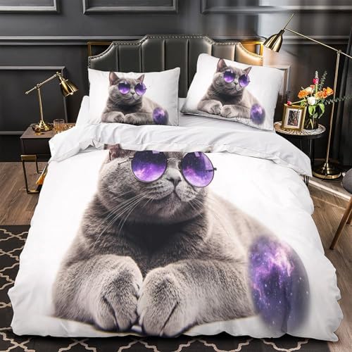 Housse de couette microfibre de qualité supérieure lit 140x200 cm