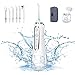 Irrigador Bucal Portátil, Irrigador Dental Viaje con 5 Modos 6 Boquillas, Irrigadores con USB Recargable, IPX7 Impermeable para Higiene Dental Limpieza Dental en Hogar/Viaje/Oficina