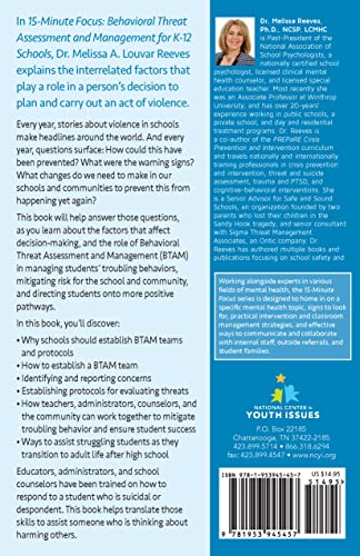 15-Minute Focus - Behavioral Threat Assessment And Management For K-12 Schools #TOP1