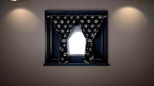 Miniatura 2 de Juego de ropa de cama de superhéroe con toalla de playa, manta de vellón, juego de colcha y cortina para niños (juego de cortinas negras)