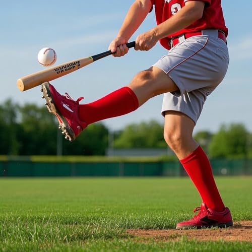 Image of Baseball Socks and Belt Combo for Youth Adult Softball Sock Belt for Boys and Girls