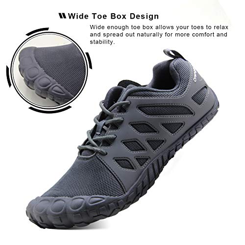 Image of Oranginer Men's Barefoot Shoes - Big Toe Box - Minimalist Cross Training Shoes for Men