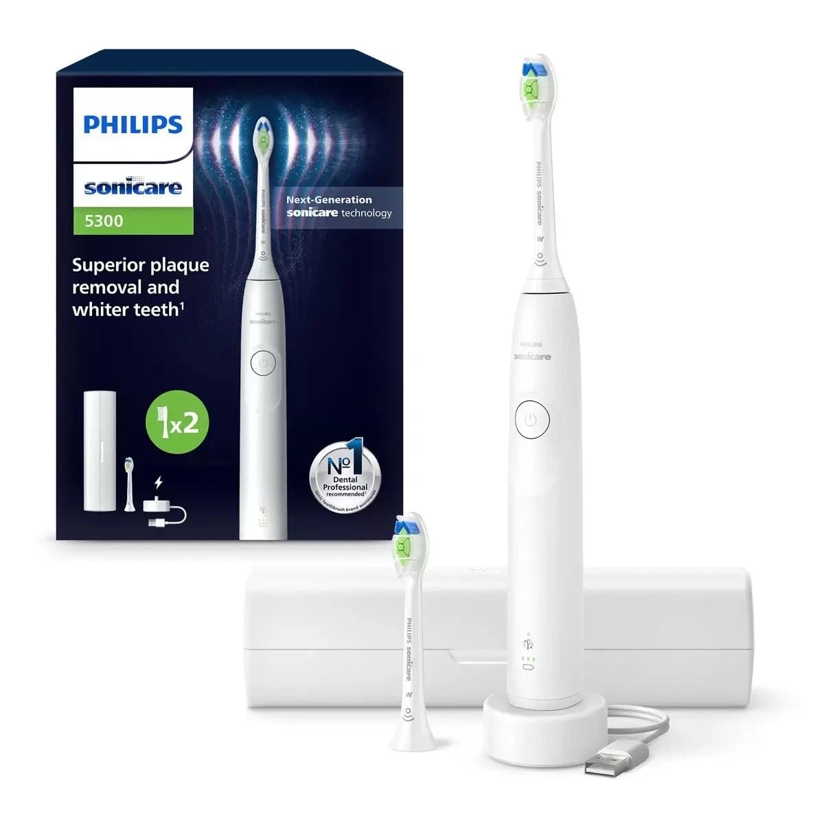 Philips 5300 series Series 5300 HX7108/01 Spazzolino ricaricabile (Philips 5300 HX7108/01 Rechargeable So)