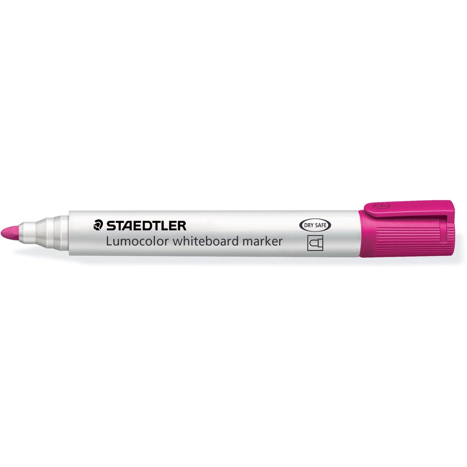 STAEDTLER LUMOCOLOR 351 Rosette Para Pizarra – Punta Redondonda – Trazo 2 mm – Clip Cap – Colour Pink