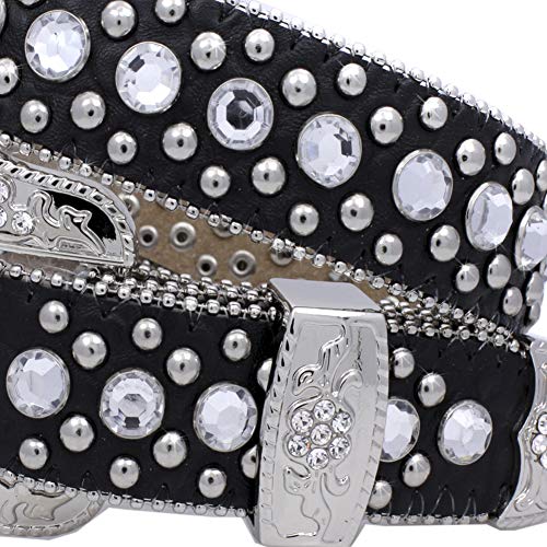 XS-1369-KIDS GIRLS WESTERN RHINESTONE LITTLE COWGIRL BELTS2