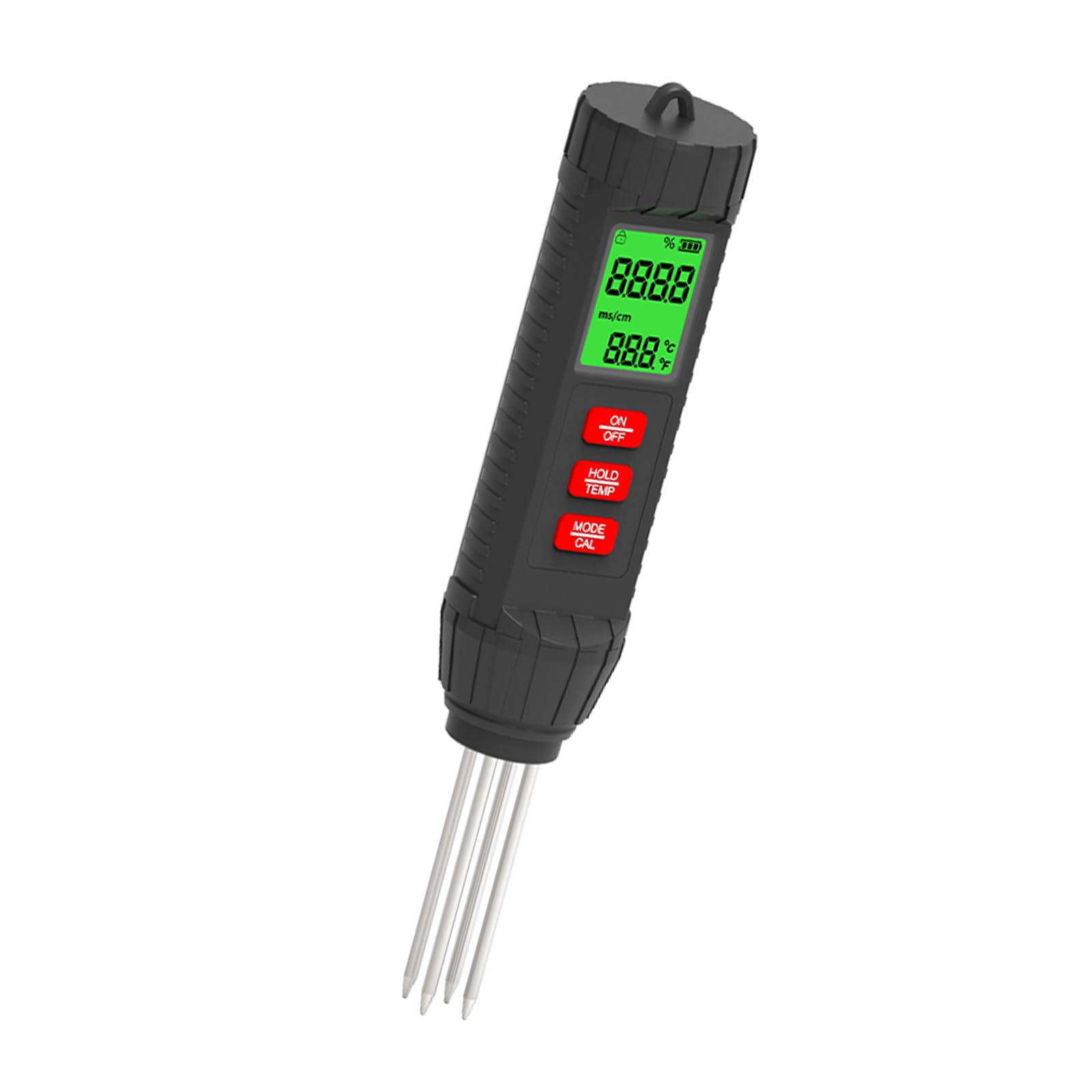 Multiple Functional Soil Meter with LED Display for Dampness and Temperature Analysis in Various Conditions Soil Dampness Transducer