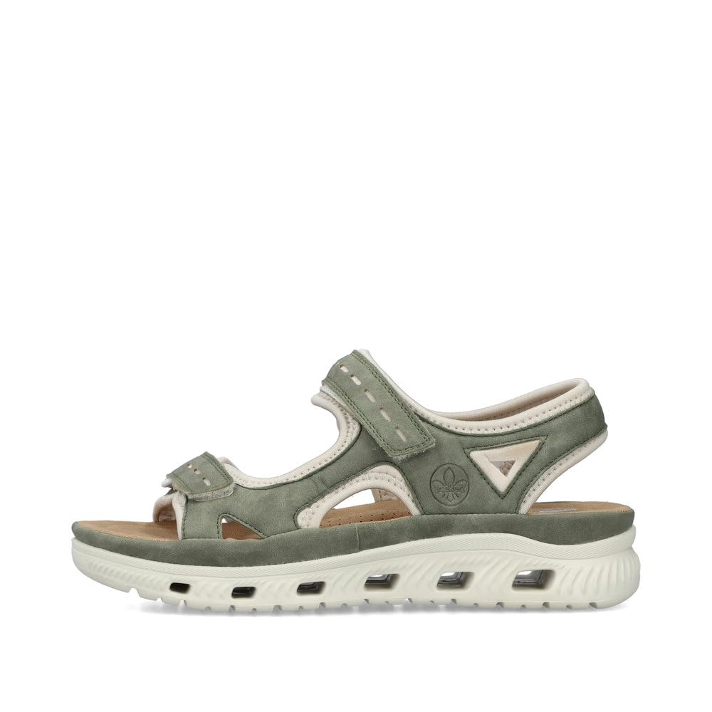 Rieker Damen Klassische Sandalen 64066, Frauen Sandalen