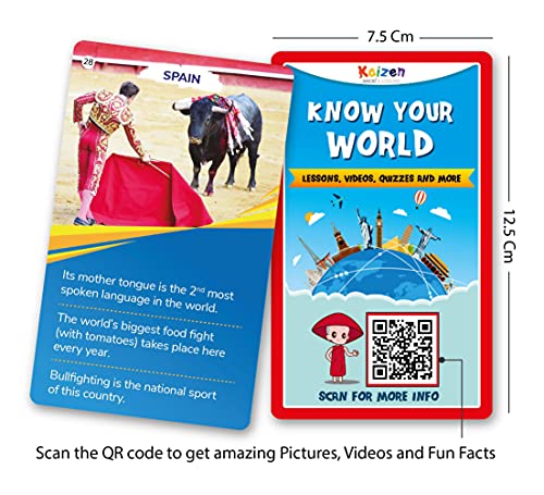 Image of Kaizen MicroLessons Smart Cards. (Geography 3in1 Combo) for Kid