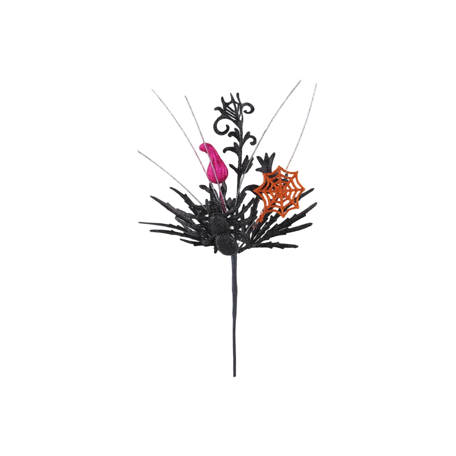 Pangboer I Seasonal Halloween Decor Pick, Floral Accent For Bouquets, Wreath Displays, Party Centerpieces And Home Tables Gothic Floral Accent Centerpiece Nsert Wreath Filler Bouquet Decor Party Table Styling