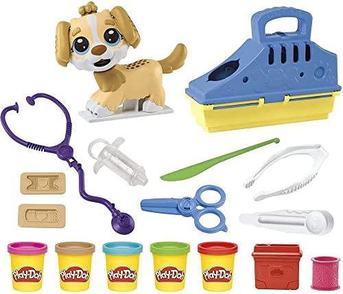 Play-Doh, Massinha de Modelar Infantil, Pet Shop - Conjunto de Br...