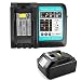 Produktbild 18V 5,0Ah Ersatz Akku + 3A Ladegerät für Makita BL1840 BL1830 BL1850 LXT400 (Ersatz DC18RA DC18RC 3A 10,8V~18V Ladegerät)