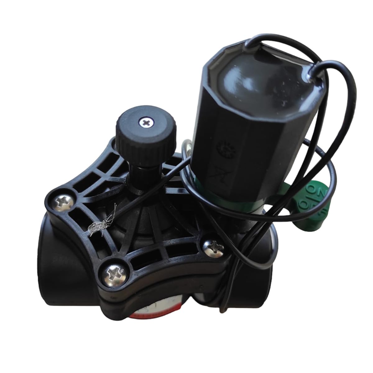 [Pack 4] Elettrovalvola rain 150 3/4". 9 V. femmina con regolatore di portata. Elettrovalvola pressione fino a 12 bar | portata fino a 100 l/min | robusto e compatto