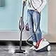 Polti Vaporetto Smart 30 R, Dampfreiniger mit Druckkessel bis zu 3 bar, Sicherheitsverschluss, Leistung 1800 W, Fassungsvermögen 1,6 L, integriertes Zubehörfach, 12 Zubehörteile, Rot und Weiß