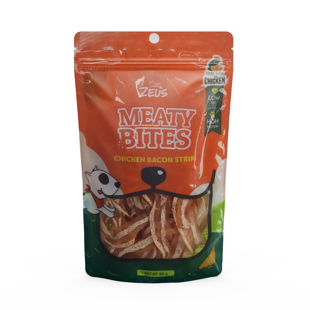 See full amazon price history chart for Zeus Meaty Bites Chicken Bacon Strips, Easy to Digest Dog Treat That Can Be Fed as Snacks, Food Toppers, Or During Training Zeus Meaty Bites Chicken Bacon Strips, Easy to Digest Dog Treat That Can Be Fed as Snacks, Food Toppers, Or During Training (B0CDGZ9463) Amazon Price History, Amazon Price Tracker