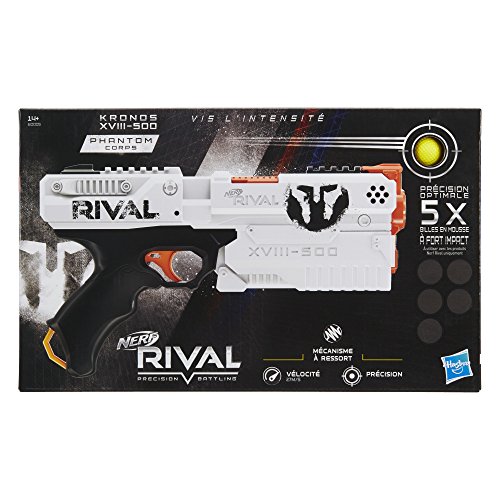 Nerf Rival Kronos XVIII-500-Juego de Disparos, Multicolor, Talla única (Hasbro E0005)